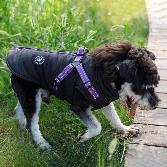 Norbi Pet Warm Jacket Small Dog Vest Harness SZ XL - Picture 2 of 7